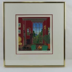 Thomas McKnight signed serigraph. Signed. 5/50